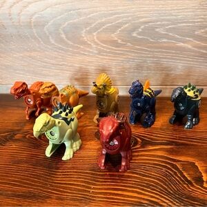 Lot of 7 Jurassic World‎ Brawlasaurs Dinosaurs